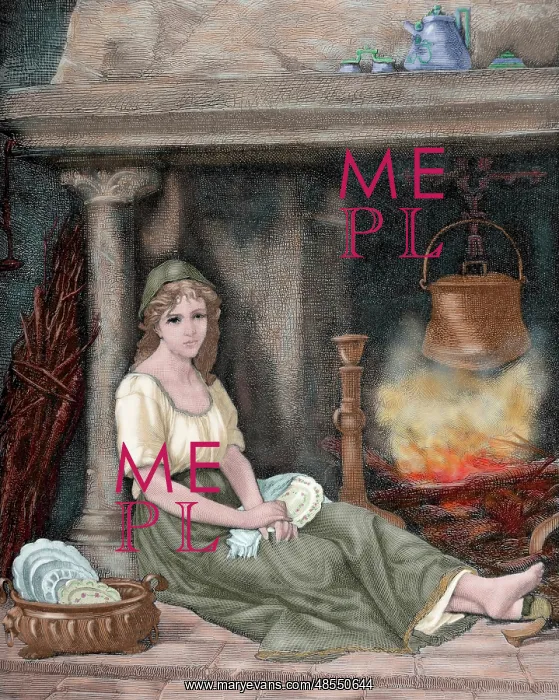: Cinderella. Engraving. Colored : Cinderella. Engraving. Colored