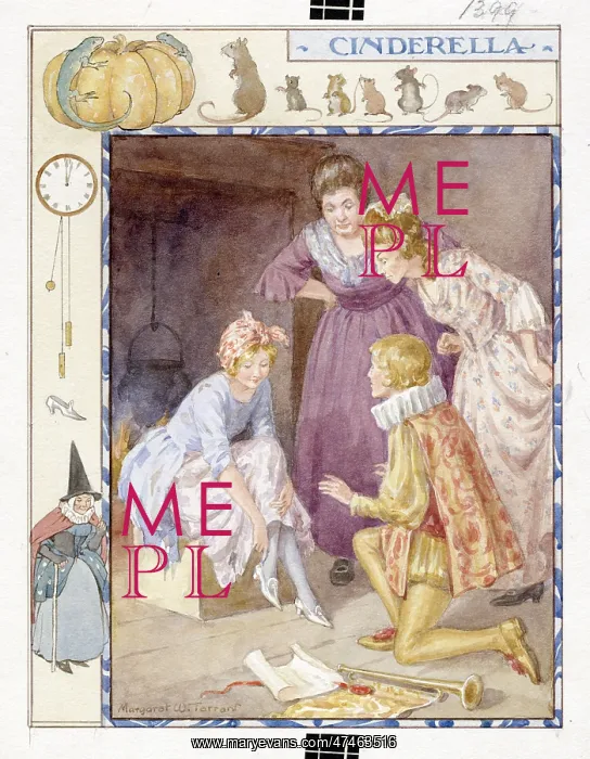  : Cinderella - trying on glass slipper