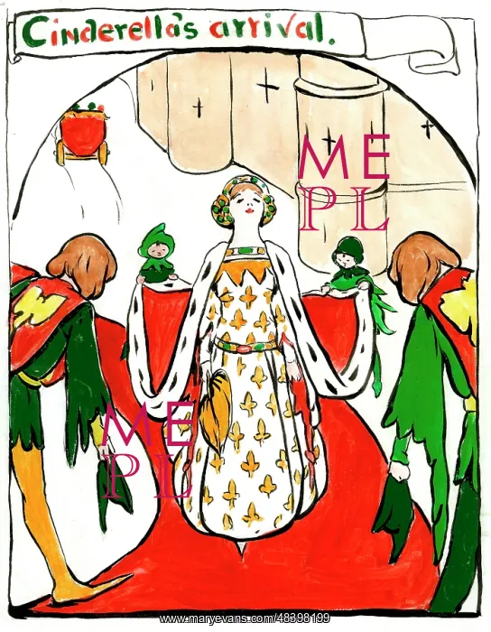 : Cinderella's arrival, by Minnie Asprey : Cinderella's arrival, by Minnie Asprey