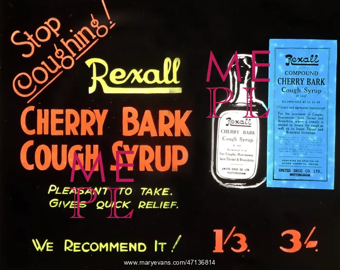  : Cinema advertisement for Rexall cough syrup