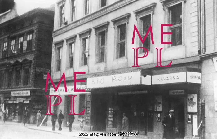 : Cinema in Prague, around 1920 : Cinema in Prague, around 1920