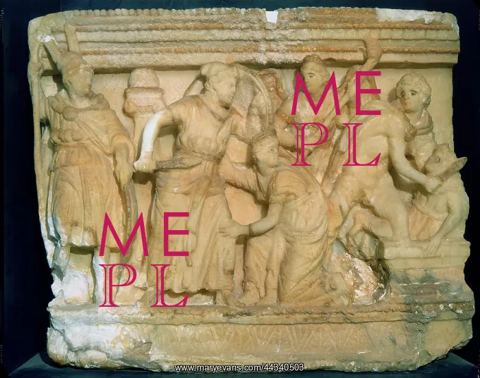 : Cinerary urn with a fight : Cinerary urn with a fight