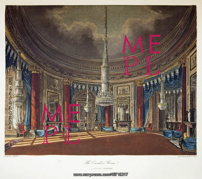 : The Circular Room, Carlton House : The Circular Room, Carlton House