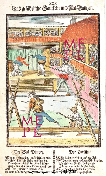 : circus, acrobatics, tightrope walking, woodcut : circus, acrobatics, tightrope walking, woodcut