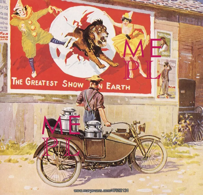 : Circus Ad, Motorcycle : Circus Ad, Motorcycle