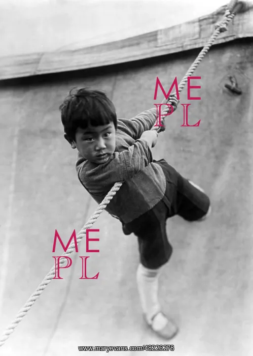 : Circus child in China, 1932 : Circus child in China, 1932