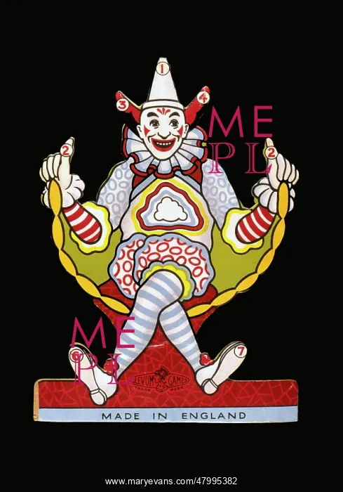 : Circus clown card by Glevum Games : Circus clown card by Glevum Games