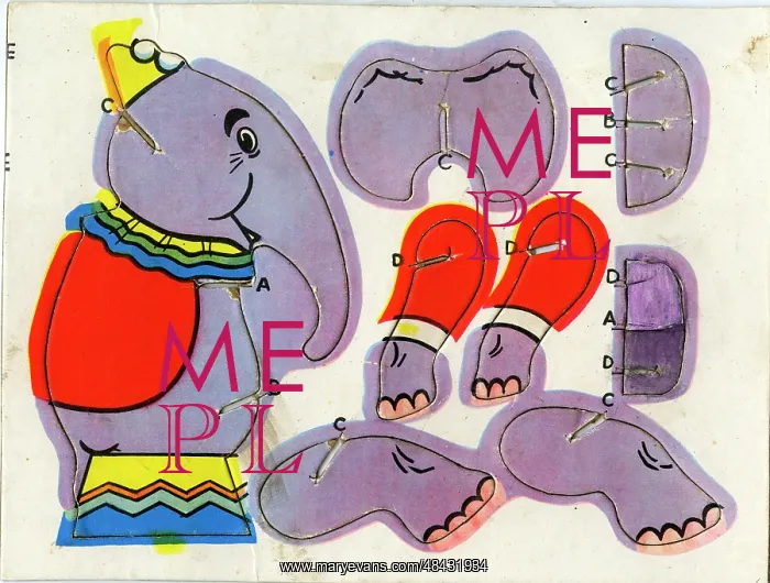  : Circus Cut-Out Favourites - Elephant
