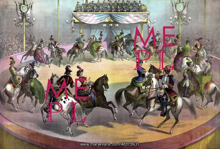 : Circus grand finale, circa 1872 : Circus grand finale, circa 1872