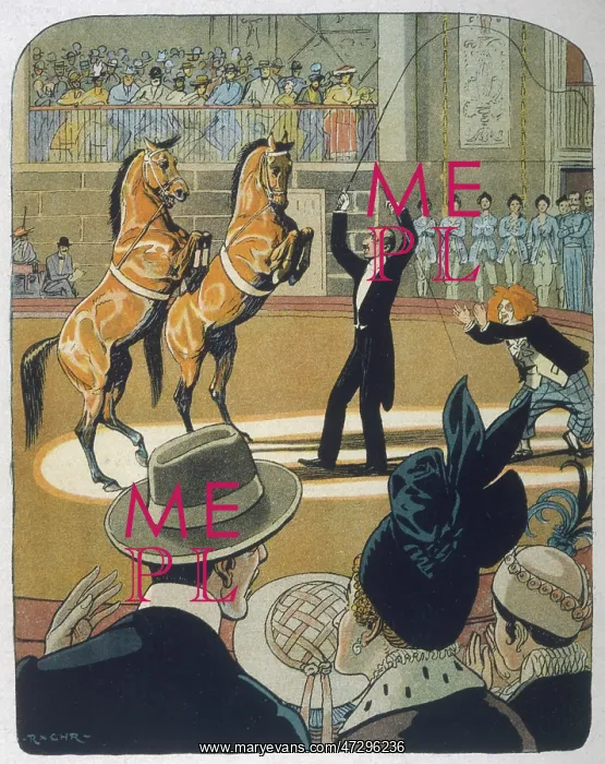 : CIRCUS HORSES / 1916 : CIRCUS HORSES / 1916