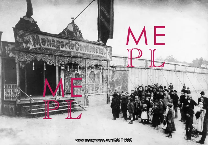 : The circus Menagerie Continental, around the 1920s : The circus Menagerie Continental, around the 1920s