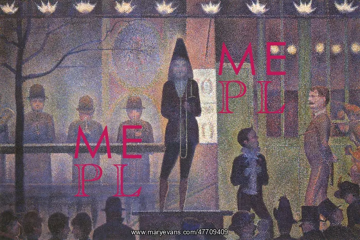  : Circus Sideshow, by Georges Seurat