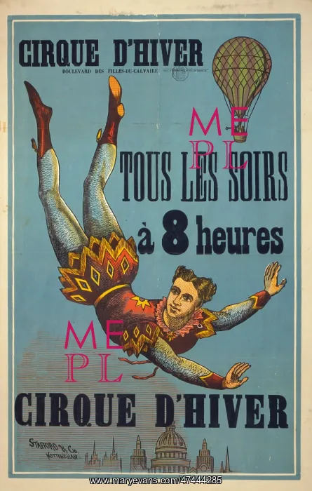: Cirque dehiver... Tous les soirs, e 8 heures : Cirque dehiver... Tous les soirs, e 8 heures