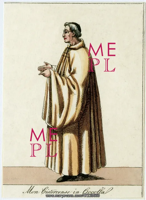  : CISTERCIAN MONK IN COWL
