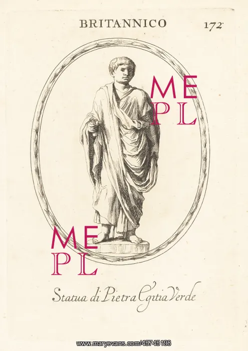: Citizen of Britain in a praetexta toga, Britannicus : Citizen of Britain in a praetexta toga, Britannicus
