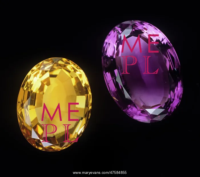 : Citrine and amethyst : Citrine and amethyst