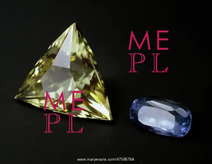 : Citrine and sapphire : Citrine and sapphire