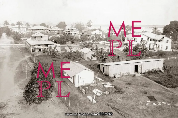 : The city of Duala in Cameroon, 1912 : The city of Duala in Cameroon, 1912