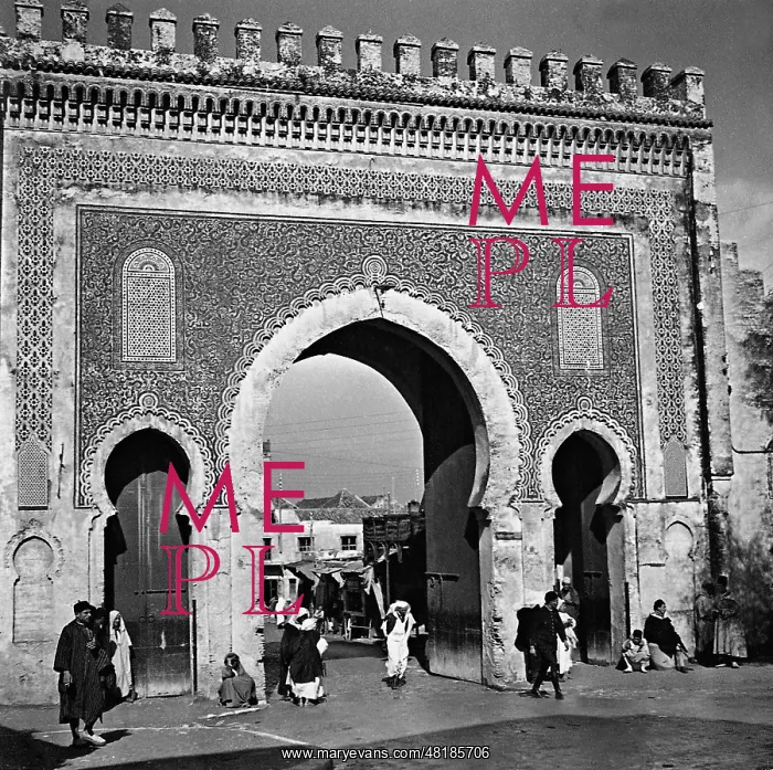 : City gate of Fez, 1937 : City gate of Fez, 1937