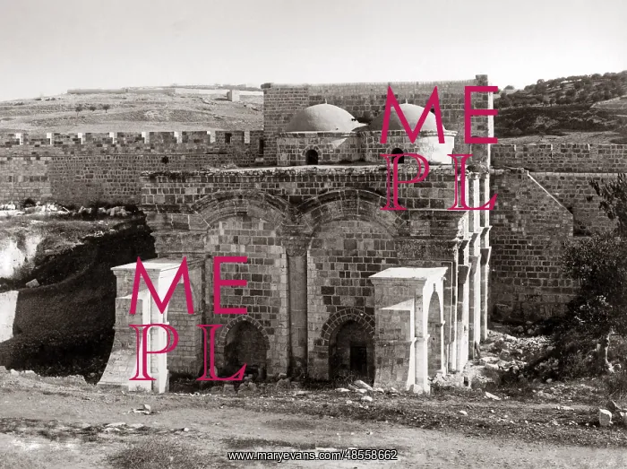  : City gate, Jerusalem, circa 1880s (Bonfils studio)