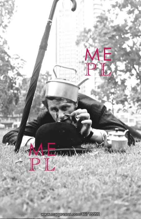 : City gent in a park : City gent in a park