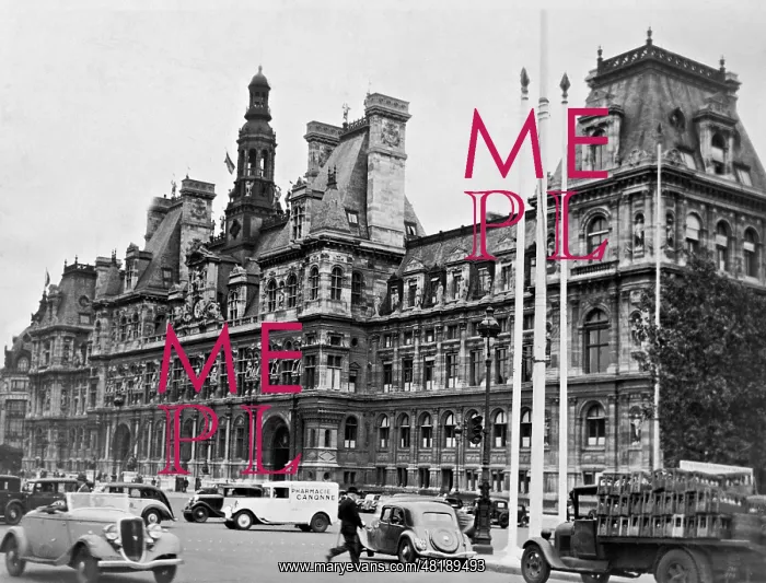 : The City Hall of Paris, 1938 : The City Hall of Paris, 1938