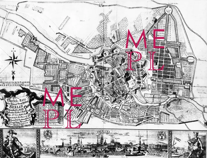 : City map of Berlin, 1737 : City map of Berlin, 1737
