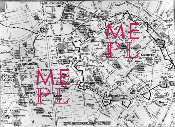 : City map of Berlin, around 1935 : City map of Berlin, around 1935