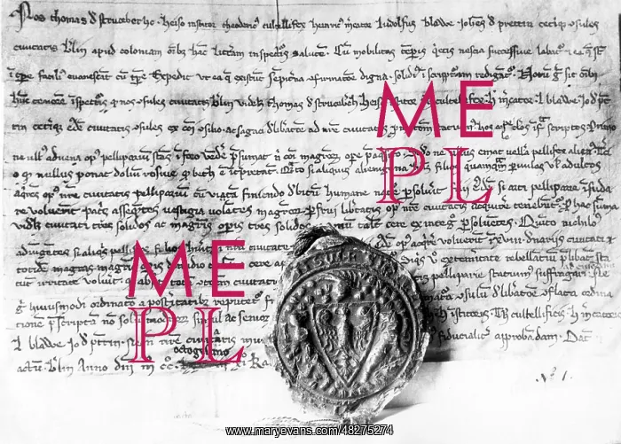 : City seal of Berlin, 1260 : City seal of Berlin, 1260