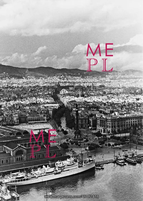 : City view of Barcelona, 1939 : City view of Barcelona, 1939