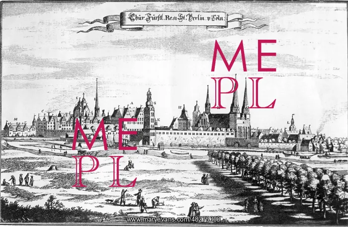 : City view of Berlin, around 1650 : City view of Berlin, around 1650