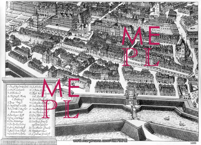 : City view of Berlin, 1688 : City view of Berlin, 1688