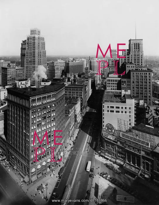 : City view of Detroit, 1931 : City view of Detroit, 1931