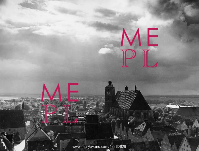 : City view of Ingolstadt, 1939 : City view of Ingolstadt, 1939