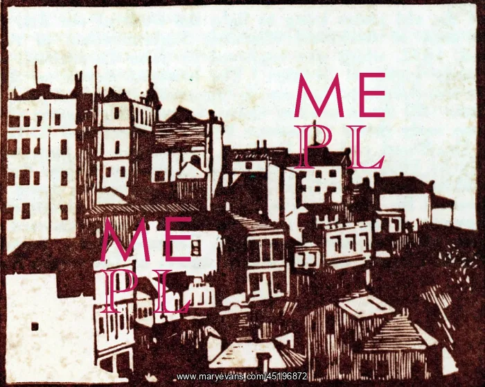 : City Woodcut : City Woodcut