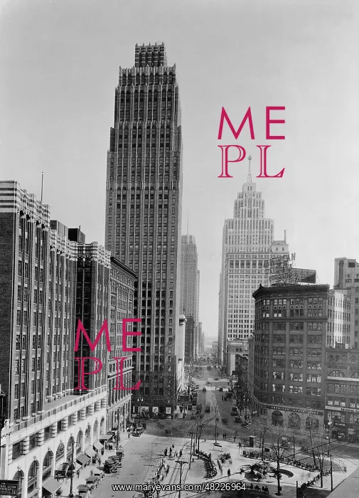 : Cityscape of Detroit : Cityscape of Detroit