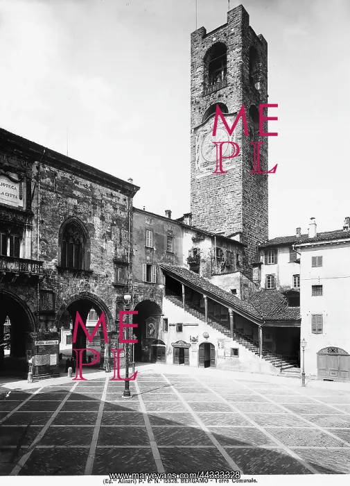 : Italy. The Civic Tower, in Bergamo : Italy. The Civic Tower, in Bergamo