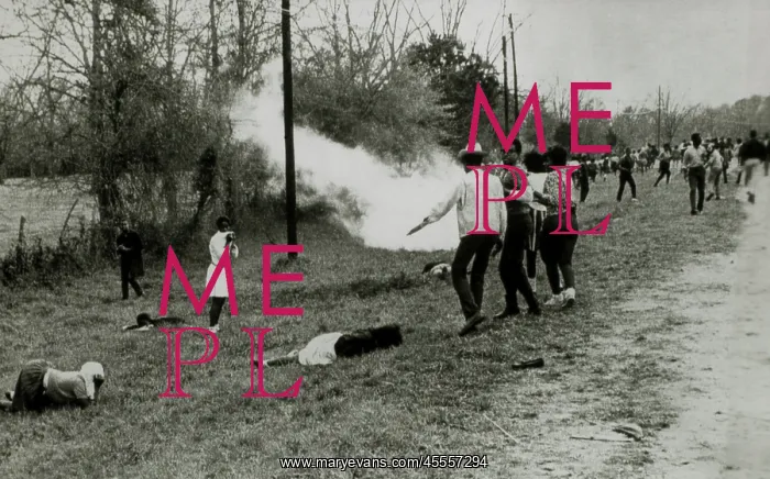 : Civil Rights Demonstrators Scatter : Civil Rights Demonstrators Scatter