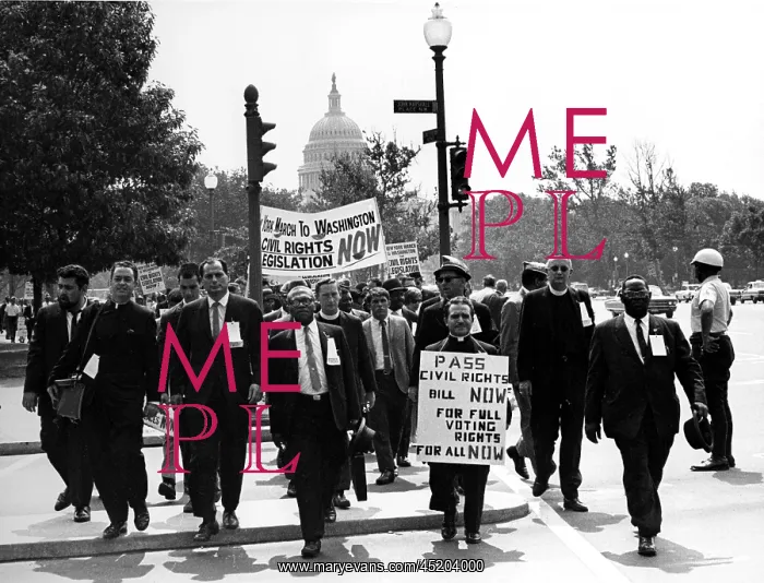 : Civil Rights demonstrators in Washington ? : Civil Rights demonstrators in Washington ?
