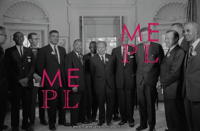  : Civil rights leaders meet with President John