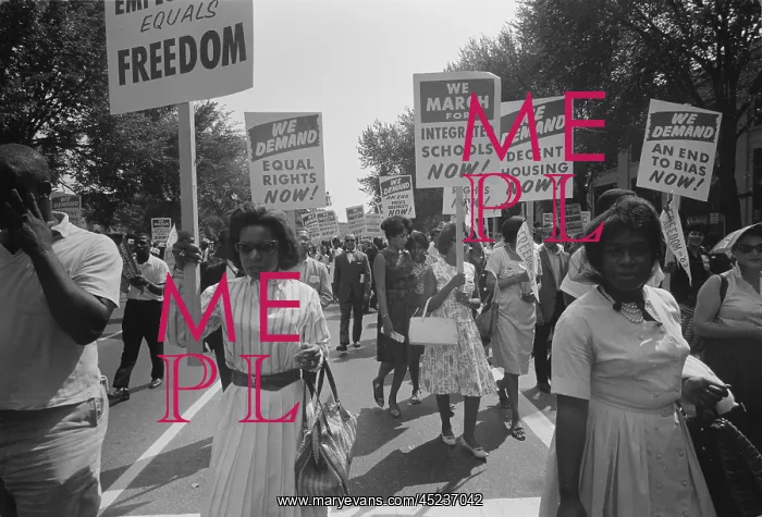 : Civil rights march on Washington DC, a procession ? : Civil rights march on Washington DC, a procession ?