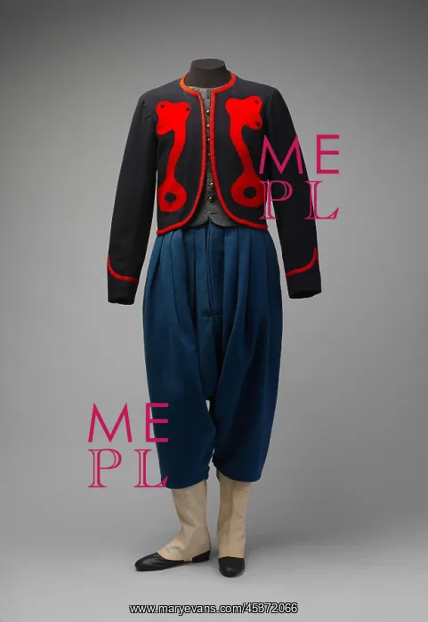 : US Civil War Algerian Zouave uniform, designed : US Civil War Algerian Zouave uniform, designed