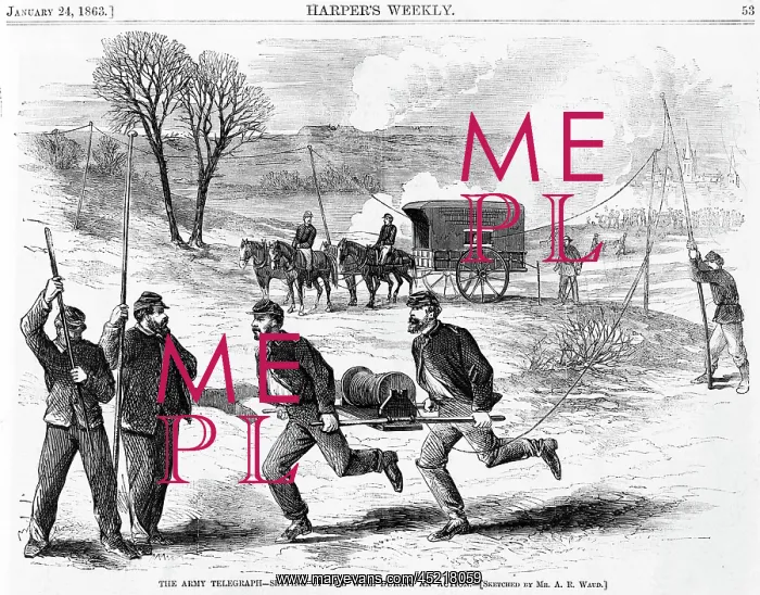 : The Civil War. The Army telegraph - setting ? : The Civil War. The Army telegraph - setting ?