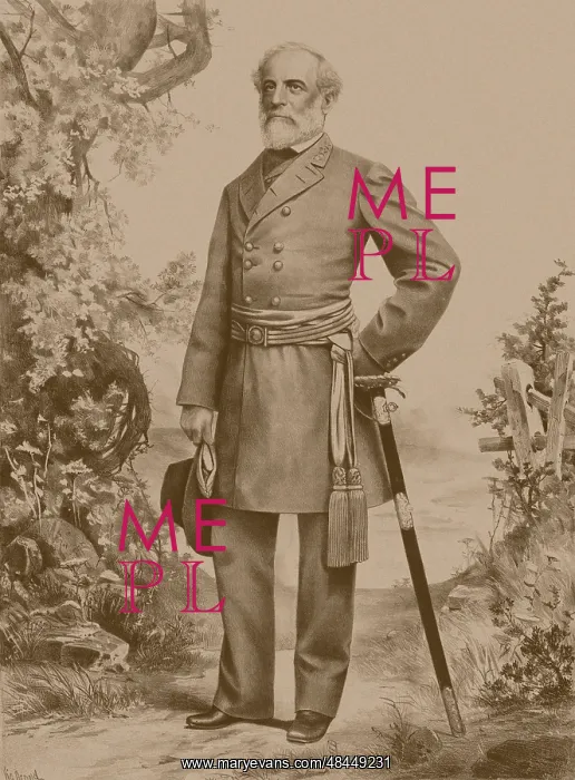  : Civil War artwork of General Robert E. Lee