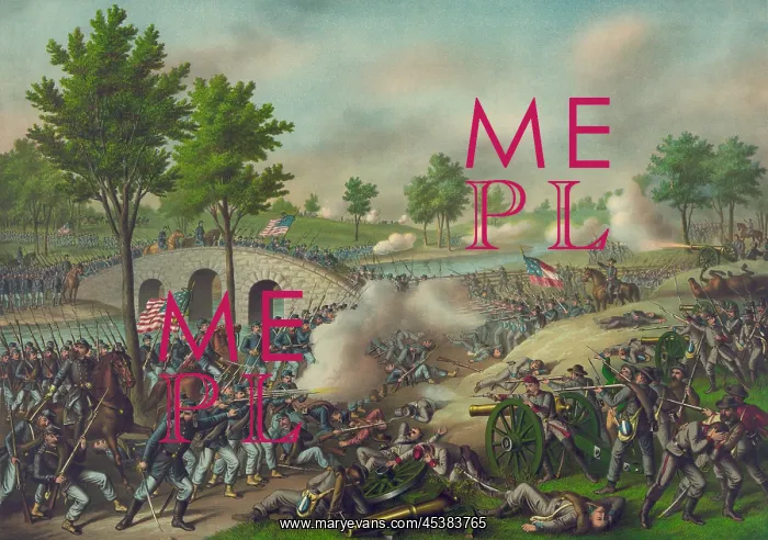 : US Civil War. Battle of Antietam, also called : US Civil War. Battle of Antietam, also called