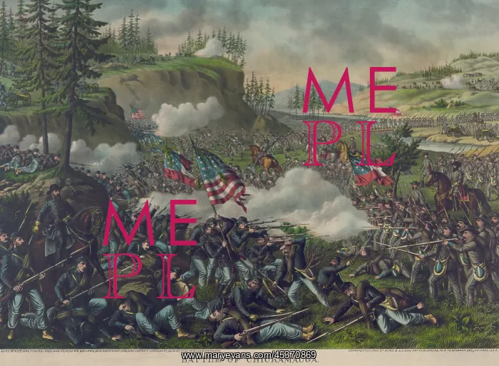 : US Civil War. Battle of Chickamauga, Sept : US Civil War. Battle of Chickamauga, Sept
