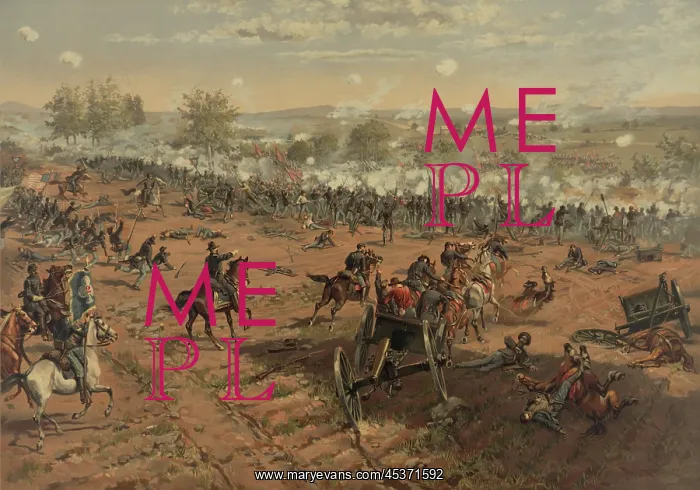 : US Civil War. Battle of Gettysburg, Picketts : US Civil War. Battle of Gettysburg, Picketts