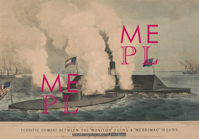 : US Civil War, Battle of Hampton Roads, on : US Civil War, Battle of Hampton Roads, on