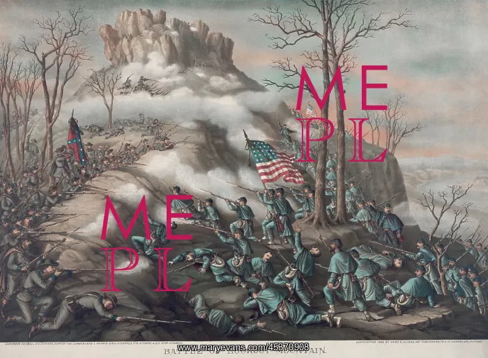 : US Civil War. Battle of Lookout Mountain : US Civil War. Battle of Lookout Mountain