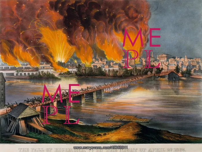 : US Civil War. The Fall of the Richmond, Virginia : US Civil War. The Fall of the Richmond, Virginia